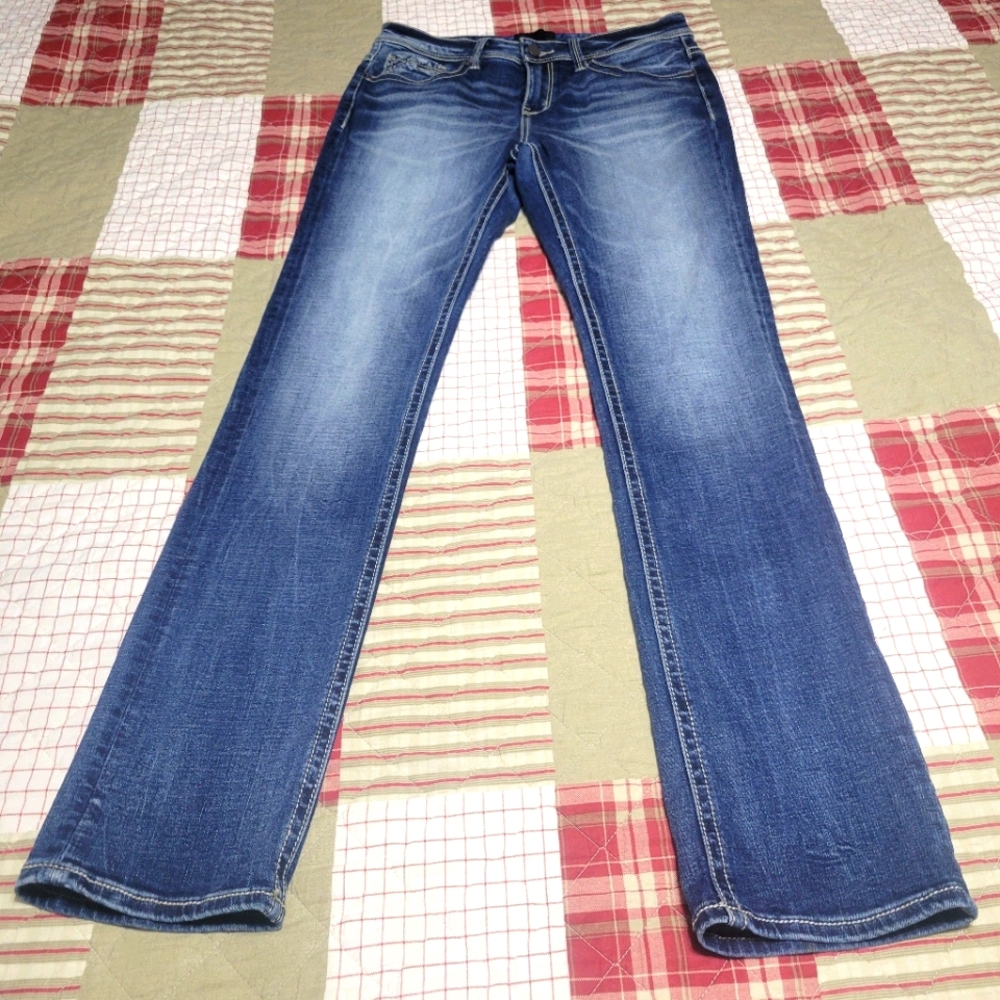 Buckle Black Jeans - straight leg